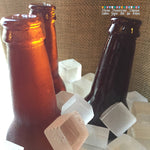 Edible Sugar Isomalt Ice Cubes & Beer Bottles for Cakes
