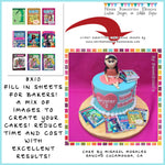 Edible Image Fill-In Sheet on Frosting Paper - Never Forgotten Designs