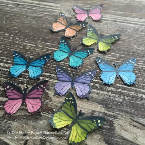 Edible Butterflies on Wafer Paper