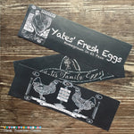 Economic Printed Custom Egg Carton Labels Personalized with Your Information