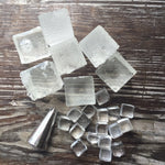Edible Sugar Isomalt Miniature Ice Cubes - Never Forgotten Designs