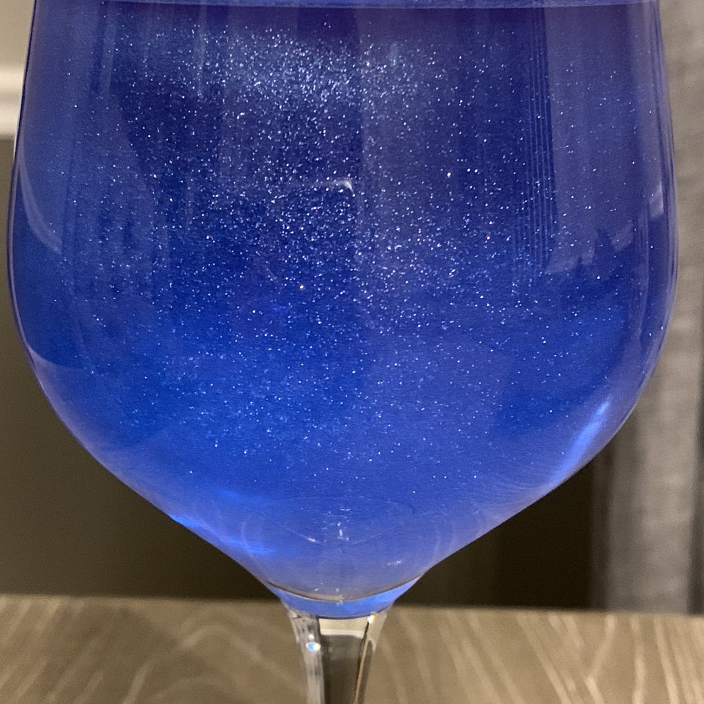 Blue Shimmer Glitter Drink Color Dust, Wine, Beer