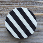 Black & White Striped Edible Images