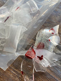 Custom Sugar Glass Broken Shards Halloween Finger Print Killer Dexter Squid Game Hard Candy Cake & Cupcake Decorations