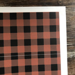 Edible Lumber Jack Red & Black Plaid Cake Wraps© Images by NFD