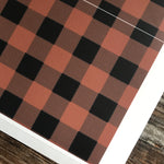 Edible Lumber Jack Red & Black Plaid Cake Wraps© Images by NFD