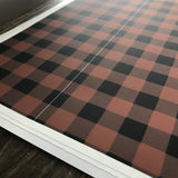 Edible Lumber Jack Red & Black Plaid Cake Wraps© Images by NFD