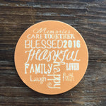 Personalized Edible Image for Pumpkin Pies on Frosting Paper
