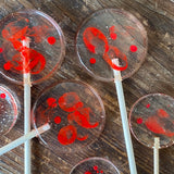 Bloody Lollipop Killer Spatter Fingerprint Hard Candy Lollipops