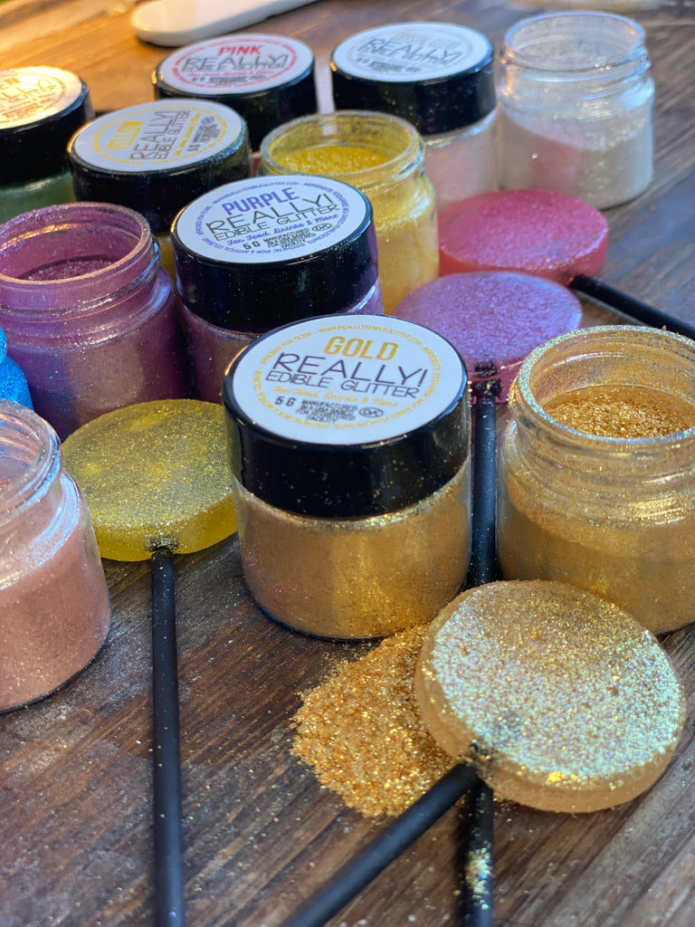 Really Edible Glitter for Food, Drinks, Cakes, Cookies & More FDA Comp –  Sugar Art Supply