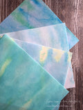 Edible Custom Multicolored Water Color Designs on Wafer Paper