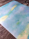 Edible Custom Multicolored Water Color Designs on Wafer Paper