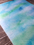 Edible Custom Multicolored Water Color Designs on Wafer Paper - Never Forgotten Designs