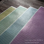 Colorful Pinstripe Designs on Edible on Wafer Paper