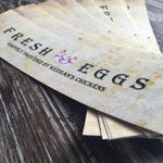 Economic Printed Custom Egg Carton Labels Personalized with Your Information