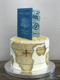 Edible Wafer Paper Passport Cake & Cupcake Topper
