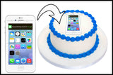 Custom Design Your Own Edible 7.5" Image iPhone Cake Topper