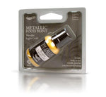 Edible Metallic Paint by Rainbow Dust in Gold - Silver - Pearl - White & Purple