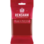 Renshaw Fondant 250 Gram Packs in Red - Black and WHite