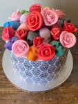 Sugar Skull Edible Image Cake Wraps for Dia De Los Muertos