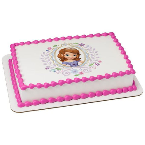 Officially Licensed Sofia the First Edible Cake Image Toppers
