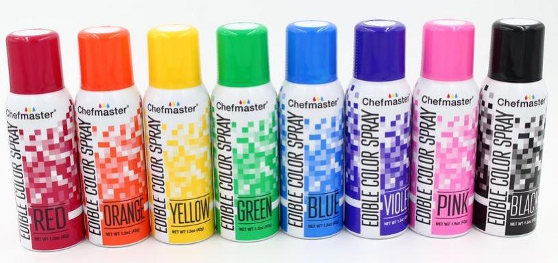 Chef Master Food Coloring Spray Color – Sugar Art Supply