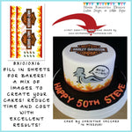 Edible Images to Make an HARLEY DAVIDSON Cake