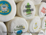 Vintage Christmas Images on Marshmallows