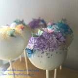 Edible Colorful Miniature Butterflies on Wafer Paper - Never Forgotten Designs