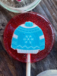Ugly Sweater Lollipops for Christmas Party Gifting & Sticking Stiffers