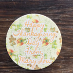 Autumn Themed Edible Image Cookie Toppers