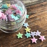 Colorful Star Glitter Fun Food Sprinkles© by Never Forgotten Designs