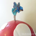 Edible Vintage Fairy Cupcake & Cake Toppers on Thick Wafer Paper