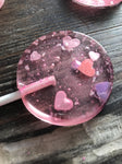 Custom Strawberry Magic Lollipops