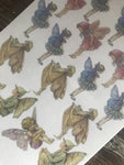 Edible Vintage Fairy Cupcake & Cake Toppers on Thick Wafer Paper