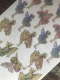 Edible Vintage Fairy Cupcake & Cake Toppers on Thick Wafer Paper