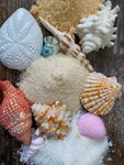 Hard Candy Edible Sugar Shells - Very detailed - Cupcake or Cake Topper Beach Wedding decorations
