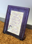 Edible Hard Candy Sugar Picture Frame Photo Cake Topper Gift