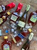 Edible Sugar Hard Candy Maker's Whiskey Half Bottle Cake Toppers
