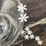 Antique Gold Edible Snowflakes Sprinkles Infused with Gold Flash Dust Glitter for Food & Drinks