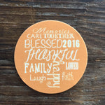 Mini Pumpkin Pie Edible Image Toppers