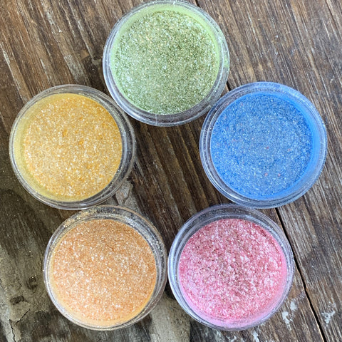 Sampler Flash Dust ™ Natural Edible Glitter with No Red 3 Sets