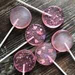 Custom Strawberry Magic Lollipops
