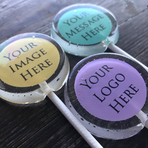 Photo Hard Candy Sucker Lollipop Favors