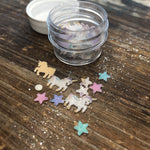 Edible Unicorn & Star Glitter Fun Food Sprinkles© by Never Forgotten Designs