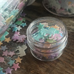 Solid Color Unicorn & Star Glitter Fun Food Sprinkles© by Never Forgotten Designs