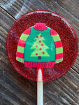 Ugly Sweater Lollipops for Christmas Party Gifting & Sticking Stiffers